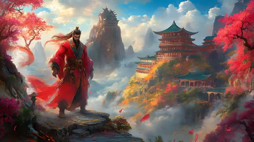 Asian Architecture and Warrior Image