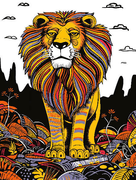 POD Design Lion King T-Shirt Design