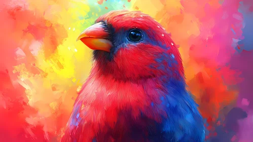 Vivid Bird Painting