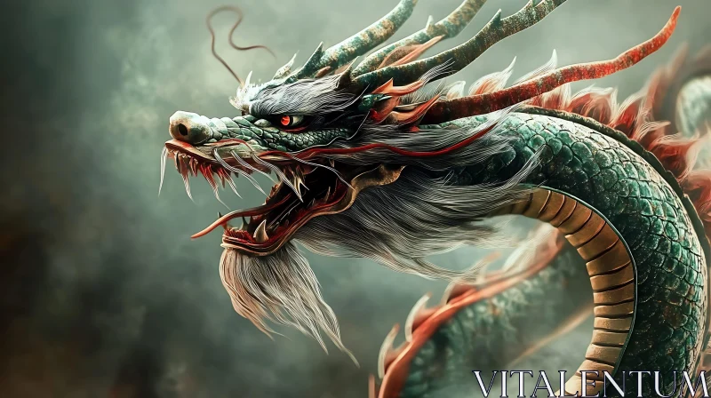 Dragon of the East - Mythical Creature AI Image