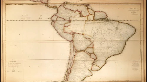 Antique South America Cartography