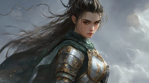 Fantasy Warrior Woman in Armor