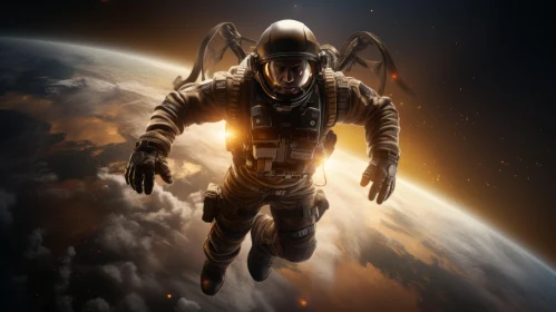 Military Man in Space - An Intense Apocalyptic Journey