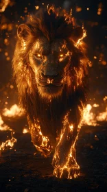 Lion Ablaze