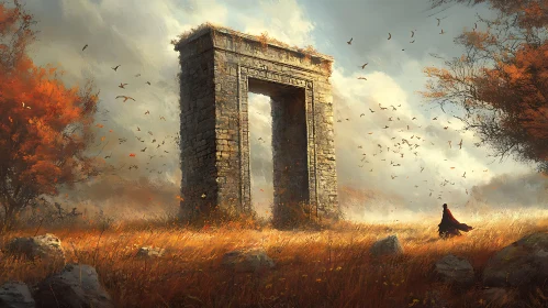 Stone Doorway Landscape