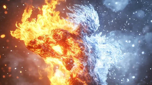 Fire and Ice Elemental Entity