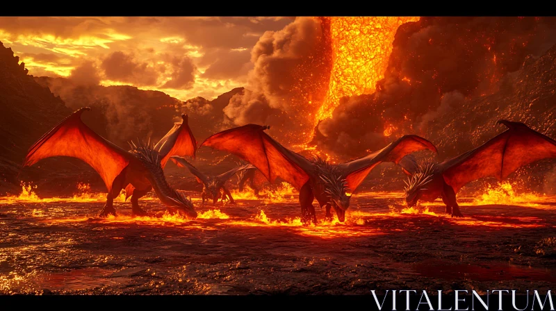 Fiery Dragons in a Molten World