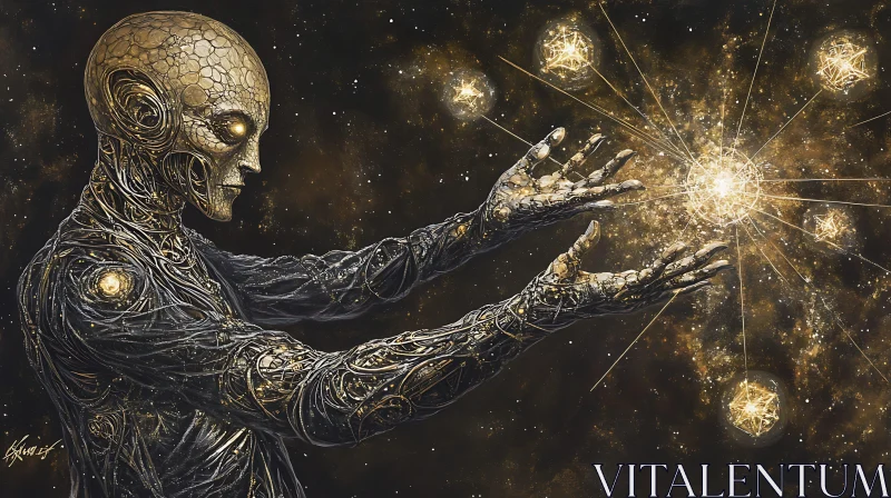 Golden Cyborg in the Universe