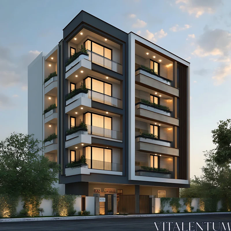 Contemporary Urban Apartment Complex