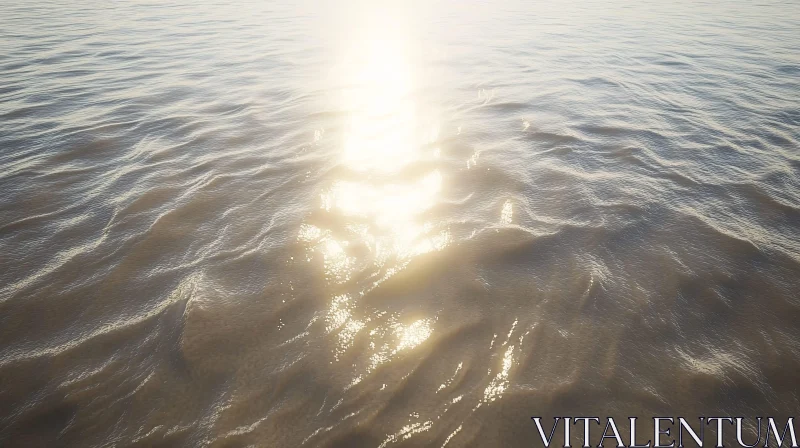 Golden Sunlight on Gentle Waves