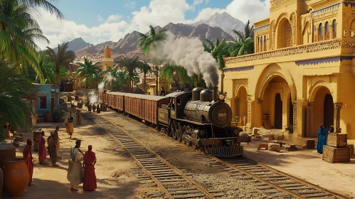Desert Train Journey