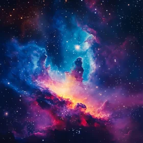 Cosmic Nebula: A Universe of Colors