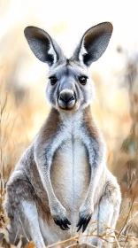 Wildlife Portrait of a Kangaroo