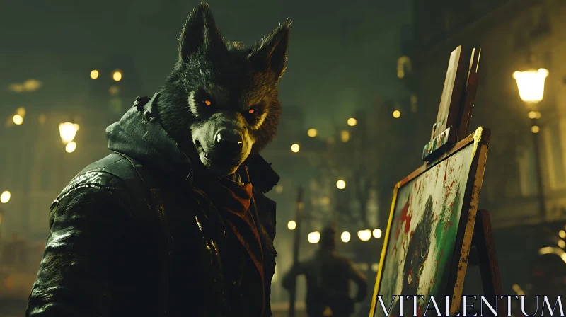 Urban Werewolf Painter