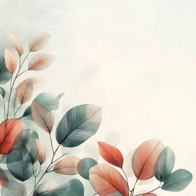Botanical Watercolor Leaf Painting