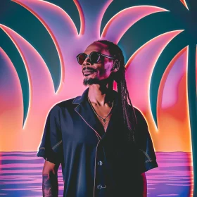 Snoop Dogg Neon Art