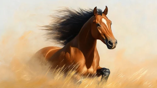 Graceful Equine in Motion