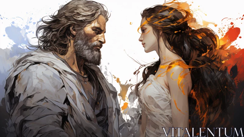 A Man and Woman Portrait