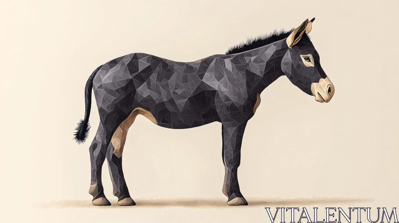 Stylized Donkey Artwork