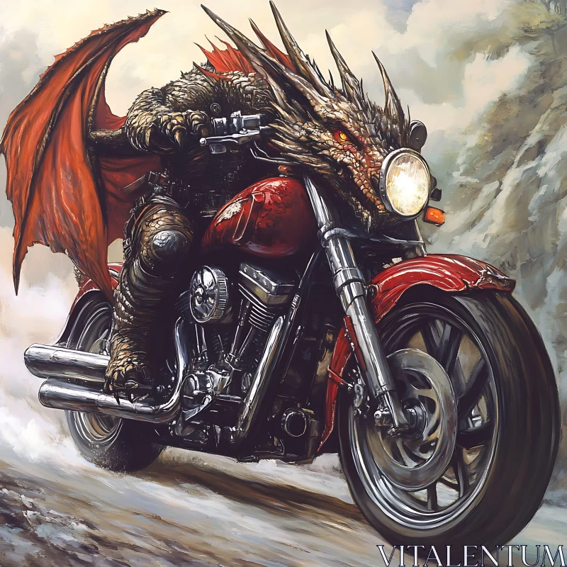 Fantasy Creature Motorcycle Ride