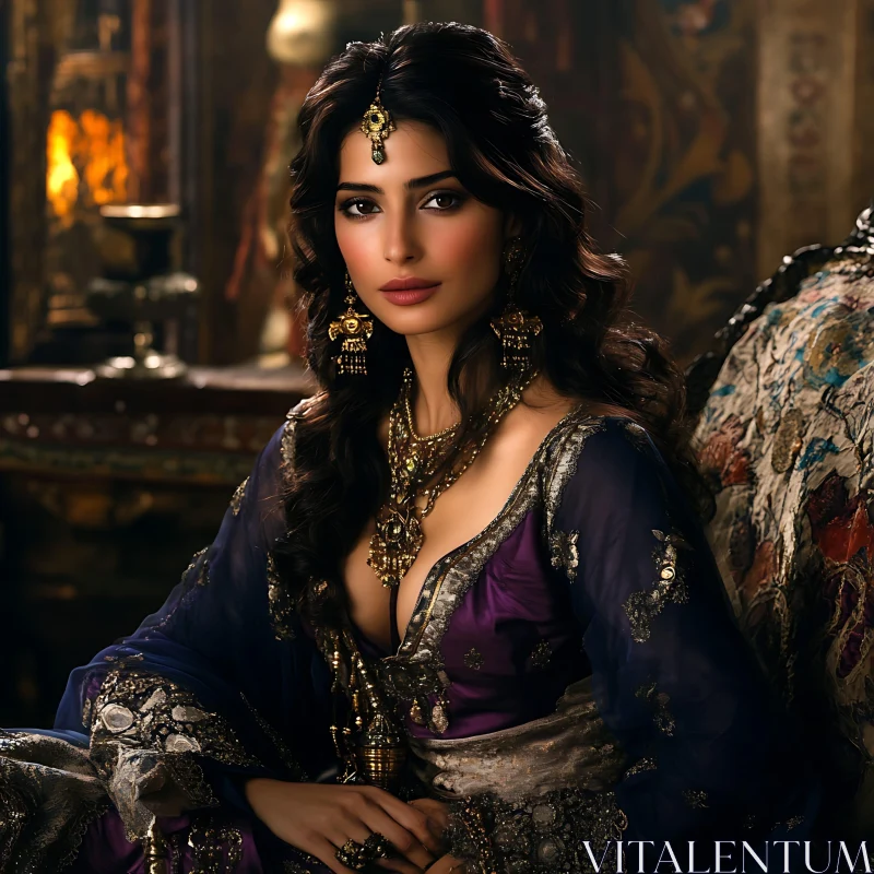 Portrait of a Woman with Jewelry