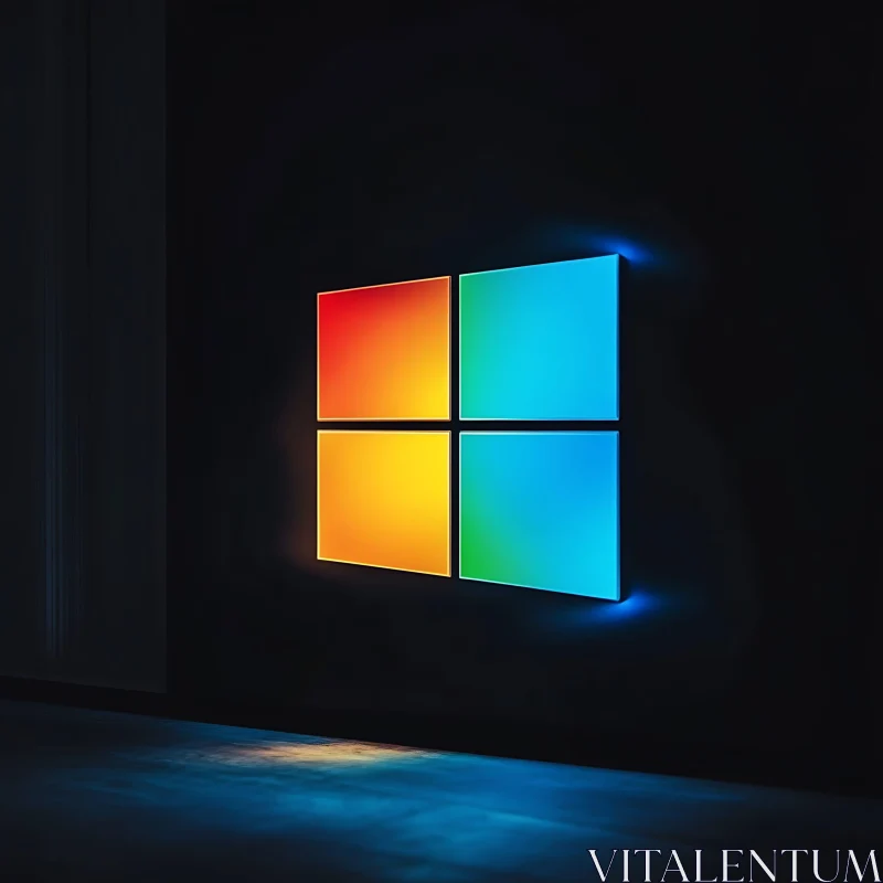 Vivid Multi-Colored Square Logo