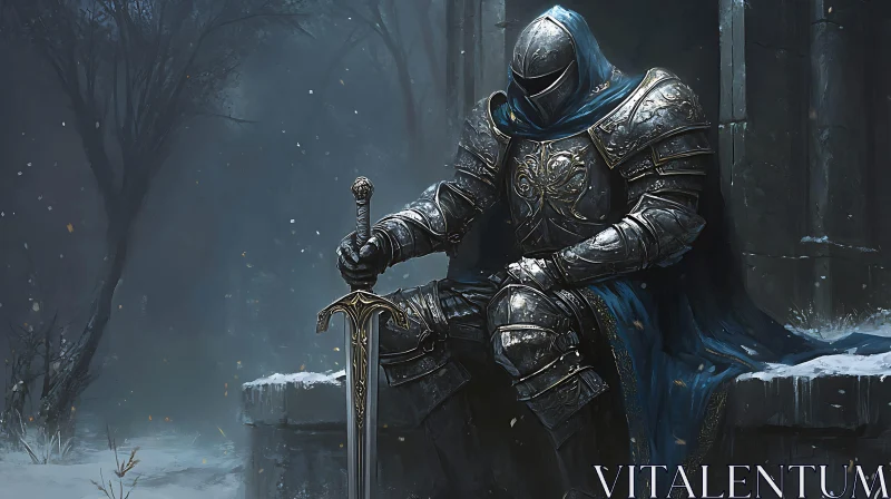 Armored Knight with Sword