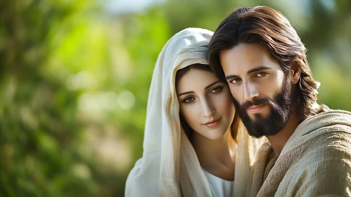 Jesus and Mary: A Moment of Peace