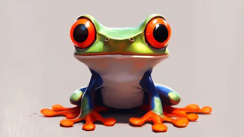 Bright Amphibian Display