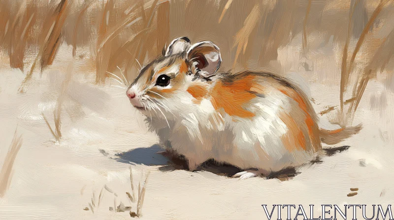 Graceful Rodent in Nature