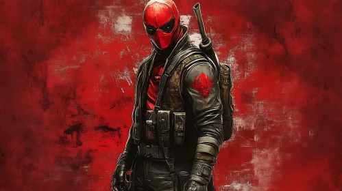 Masked Hero in Red