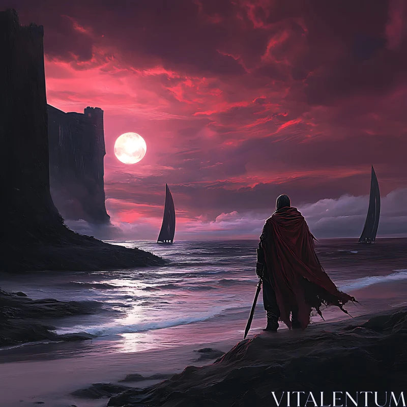 Knight on the Shore