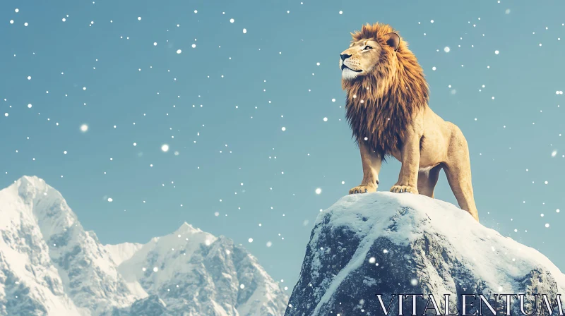 Winter Lion Majesty