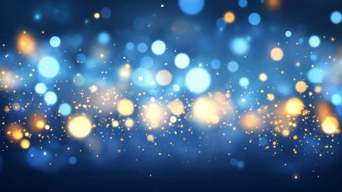 Shimmering Lights Abstract Art