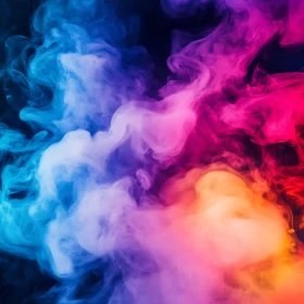 Swirling Smoke of Colorful Dreams