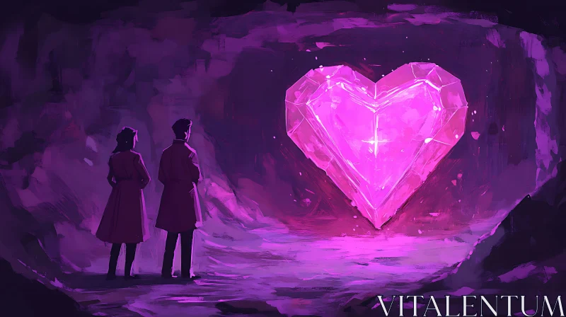 Couple Finds Heart Crystal in Cave