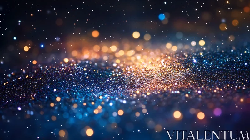 Celestial Sparkle: An Abstract Light Symphony