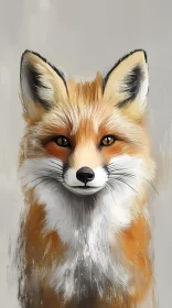 Fox Wildlife Painting
