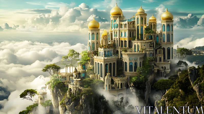 Majestic Castle in the Sky