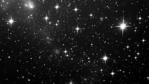Infinite Starry Night Sky Backdrop