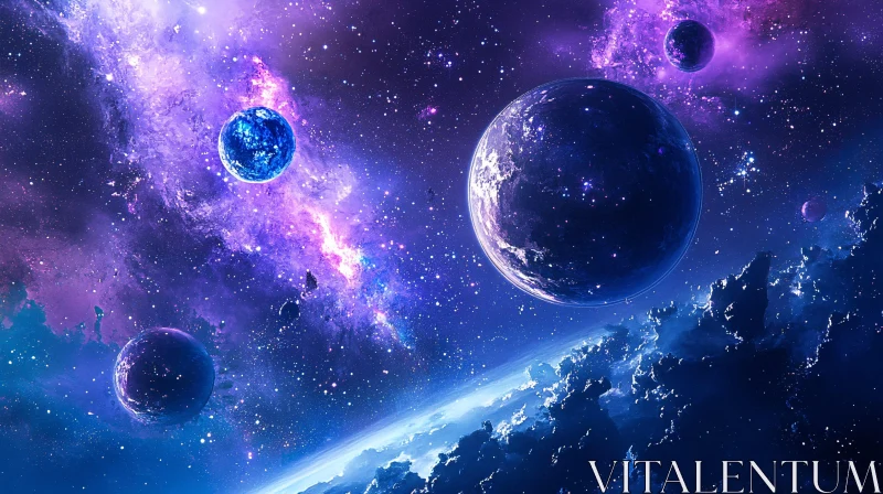 Cosmic Planets and Nebula