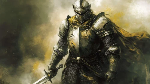 Armored Knight with Sword