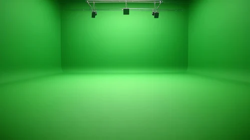 Empty Green Studio for Visual Effects
