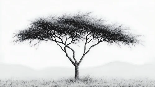 Solitary Tree Art Print