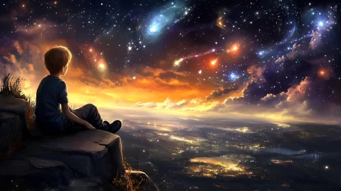 Child's View of the Universe Above