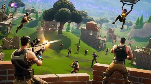 Fortnite Game Scene