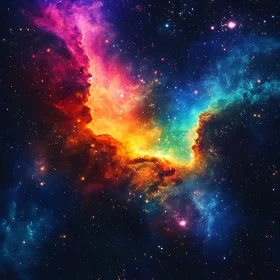 Colorful Cosmic Cloud Formation
