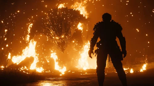 Silhouette vs. Inferno: A Battle Unfolds