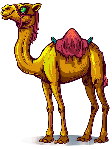 Friendly Camel Vector Illustration