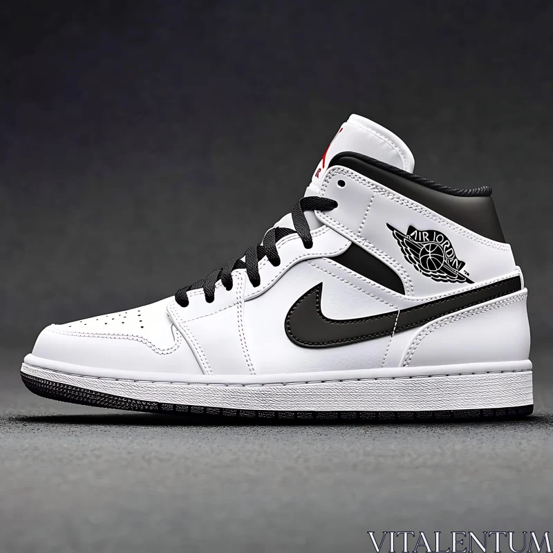 Modern White and Black Sneakers